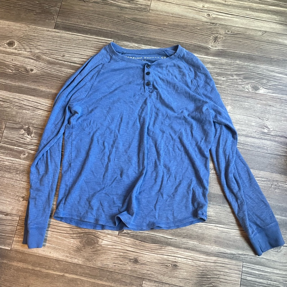 Blue Shirt Sweater